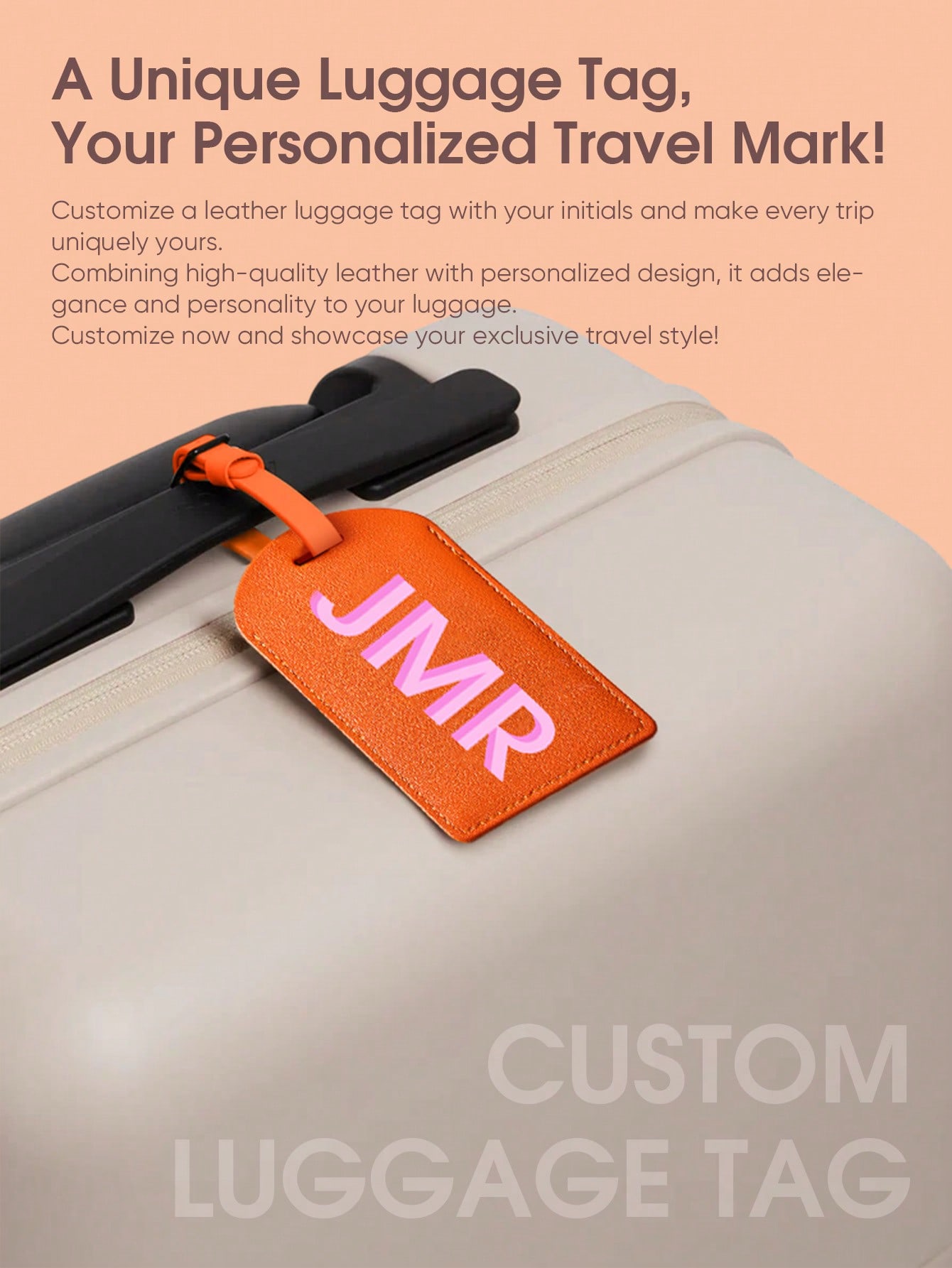Personalized Initial Luggage T - Wedding Vendor ulasan dan harga