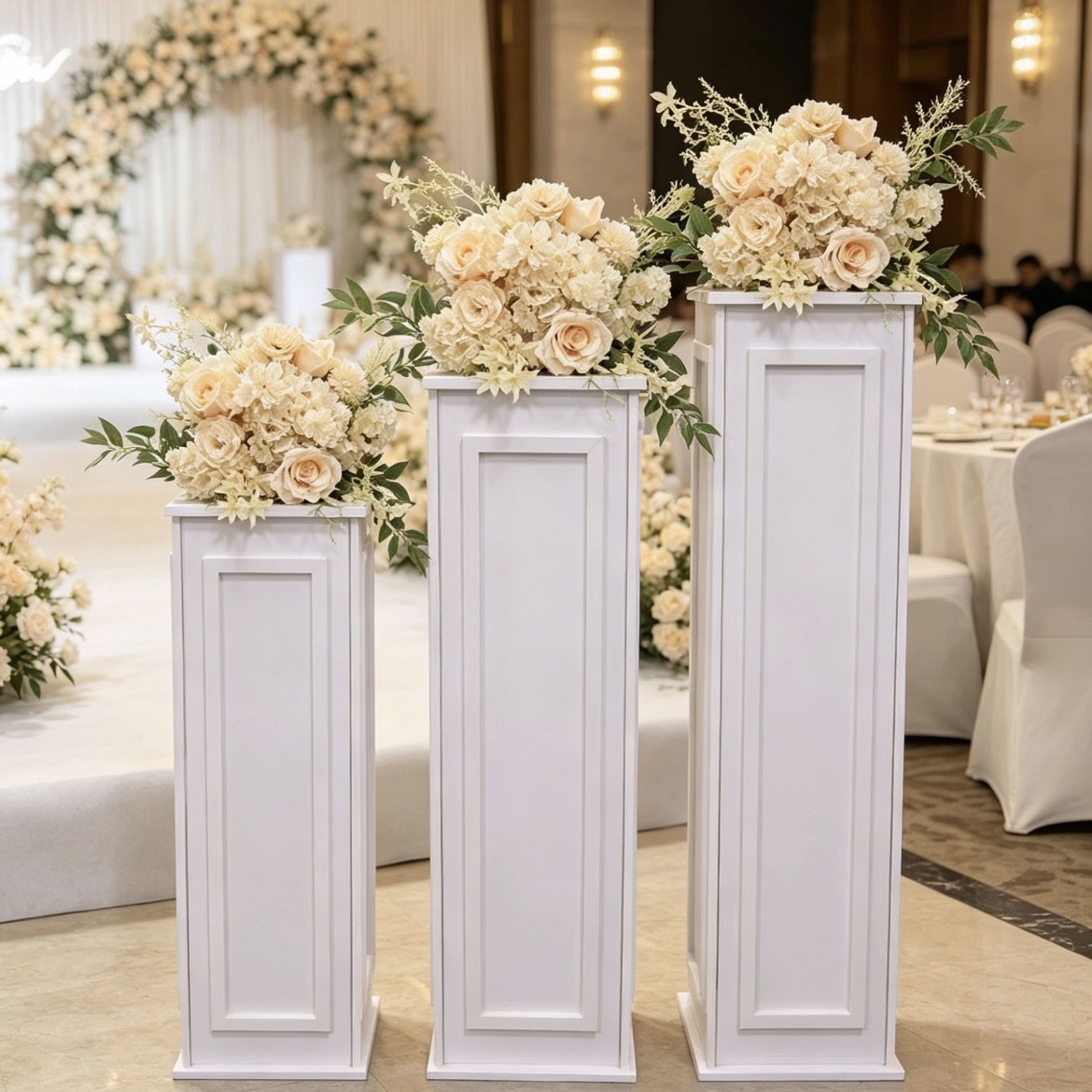 Wedding Props PVC Roman Column - Supply Wedding Venue ulasan dan harga