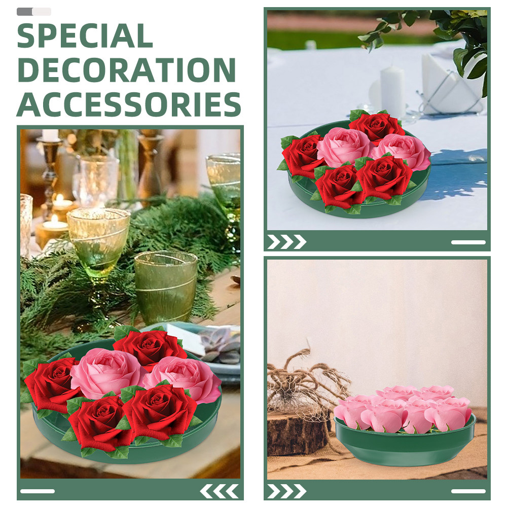 14Pcs Floral Mud Holder Round  - Wedding Arch Flower ulasan dan harga