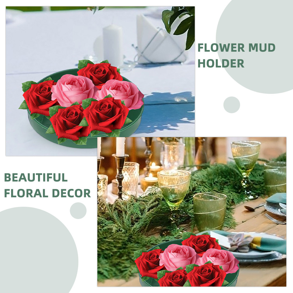 14Pcs Floral Mud Holder Round  - Wedding Arch Flower ulasan dan harga