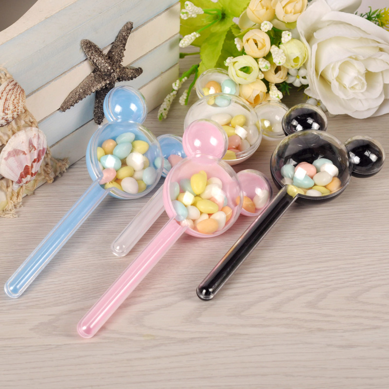 24pcs/lot Plastic Candy Box We - Wedding Favor Box ulasan dan harga