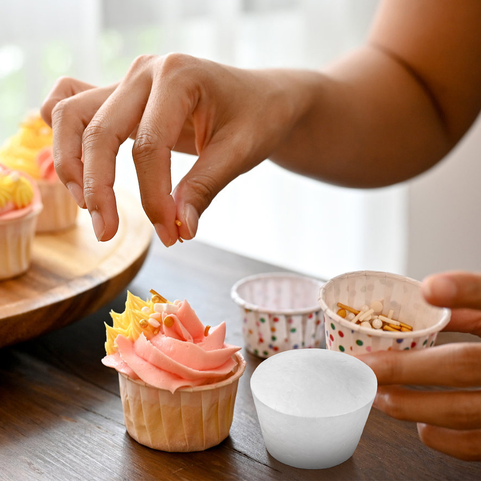 20Pcs Cake DIY Cupcake Foams S - Wedding Decoration Supply ulasan dan harga