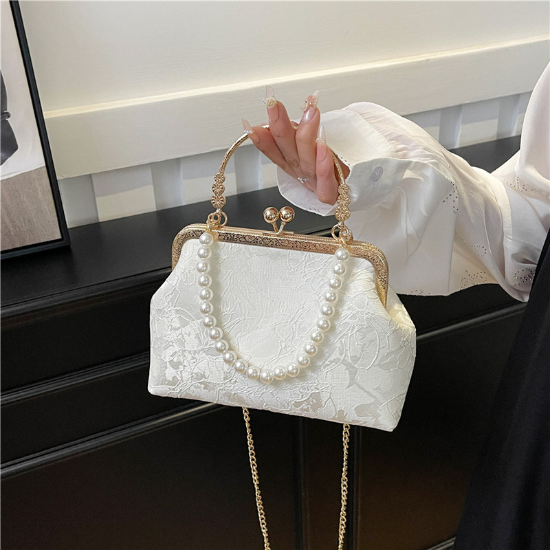 Vintage Classic Lace Bag pearl - Wedding Vendor ulasan dan harga