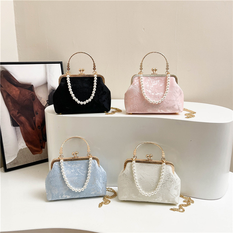 Vintage Classic Lace Bag pearl - Wedding Vendor ulasan dan harga