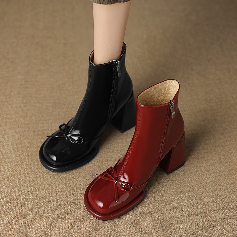 Women High Heels Goth Ankle Bo - Wedding Fx ulasan dan harga