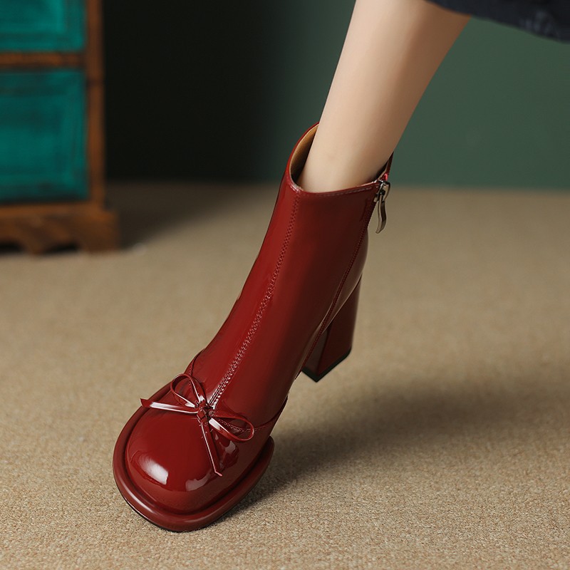 Women High Heels Goth Ankle Bo - Wedding Fx ulasan dan harga