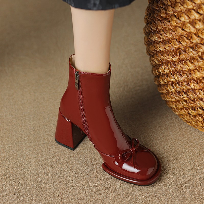 Women High Heels Goth Ankle Bo - Wedding Fx ulasan dan harga