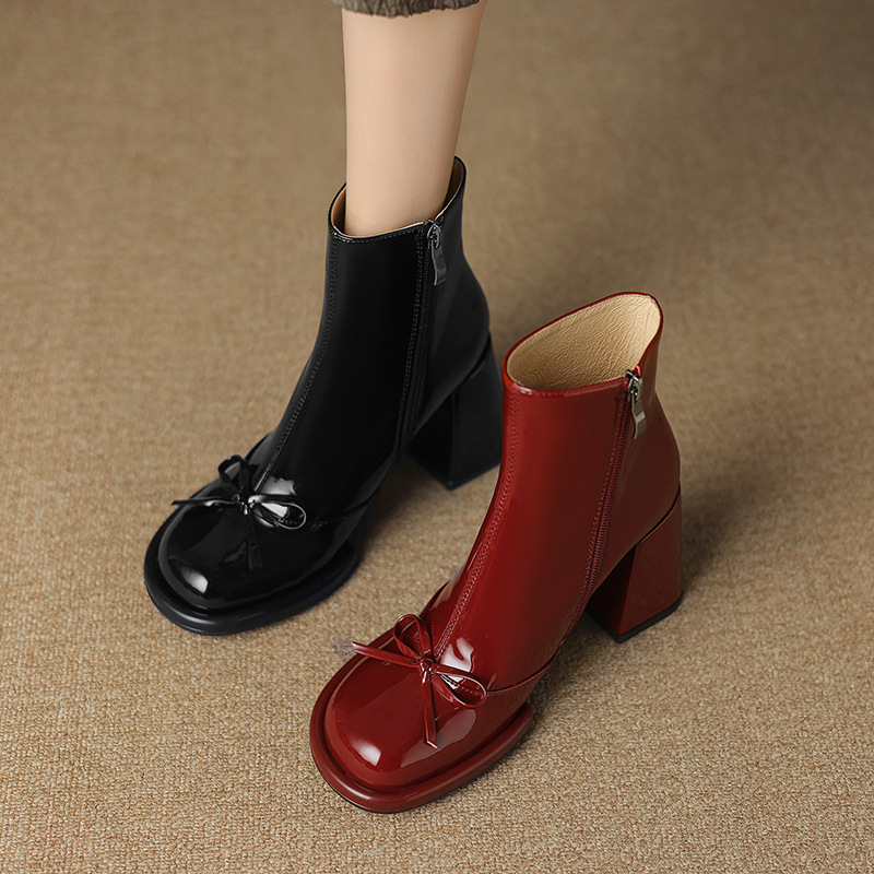 Women High Heels Goth Ankle Bo - Wedding Fx ulasan dan harga