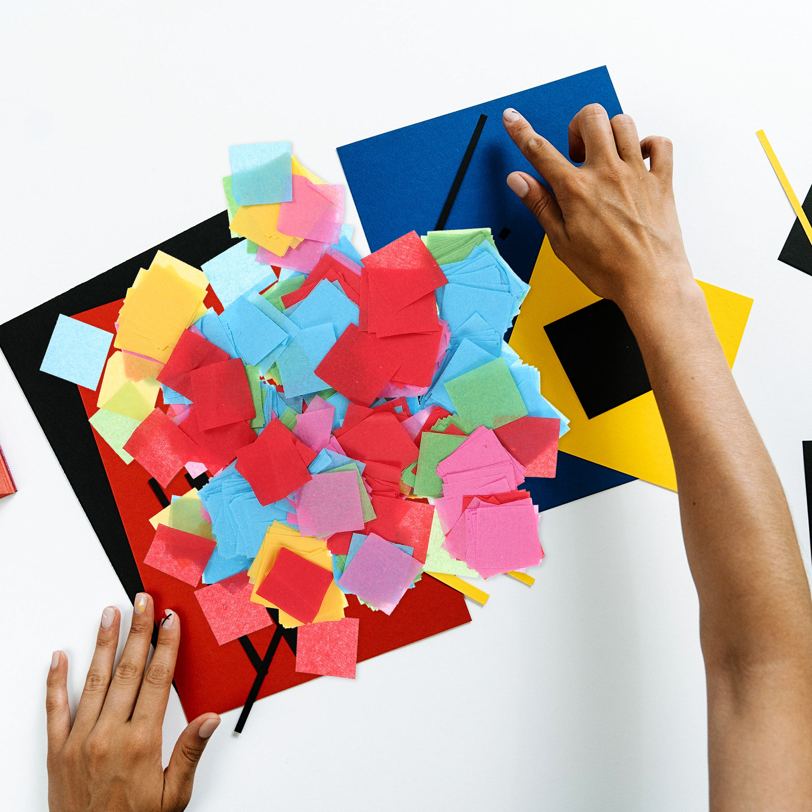 Tissue Paper Squares Thin Mosa - Papercraft Supply Confetti ulasan dan harga