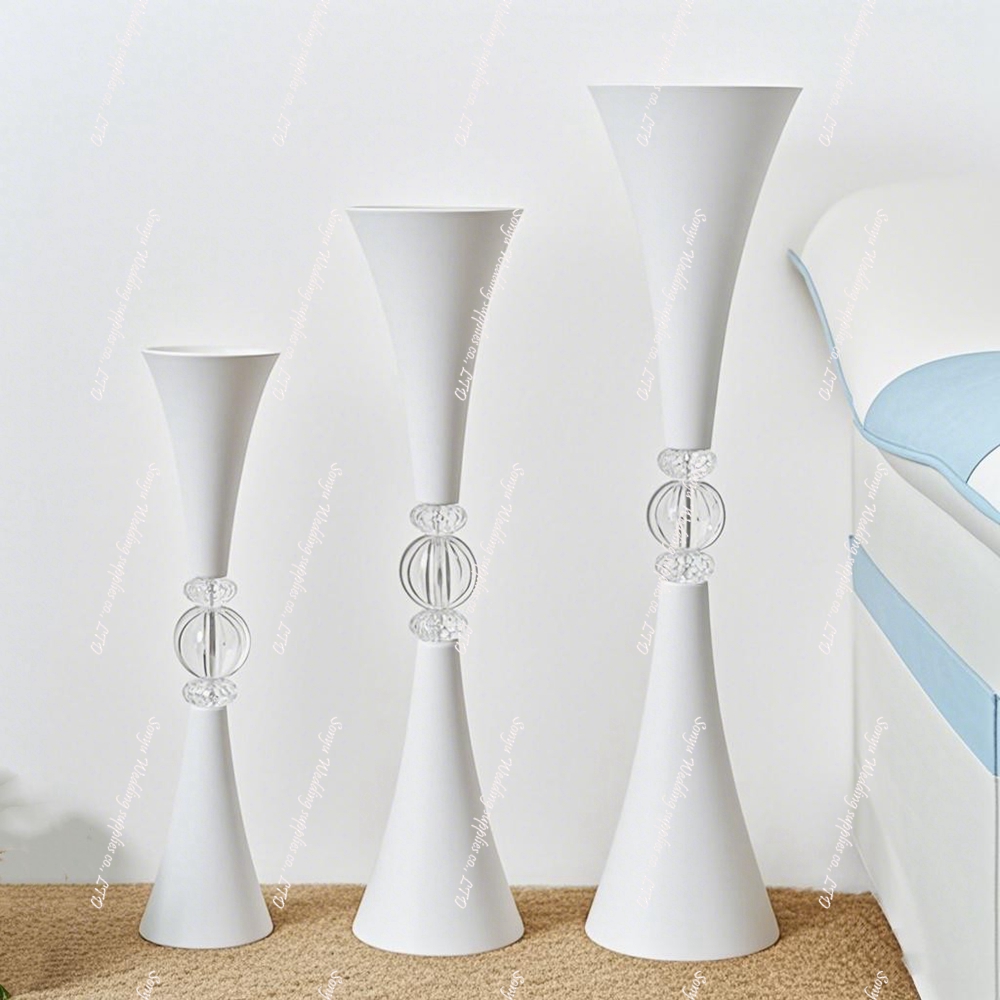 10pcs 50/60/70cm acrylic Flowe - Centerpiece Vase Tall ulasan dan harga