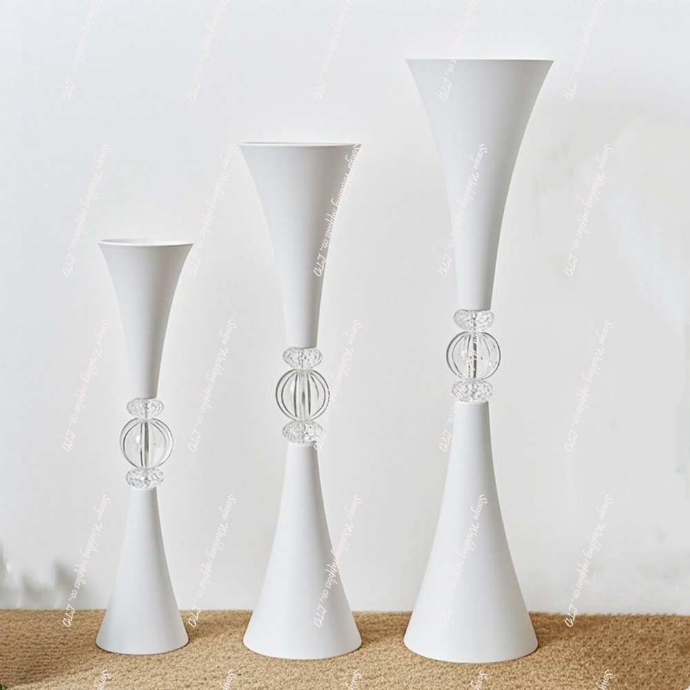 10pcs 50/60/70cm acrylic Flowe - Centerpiece Vase Tall ulasan dan harga