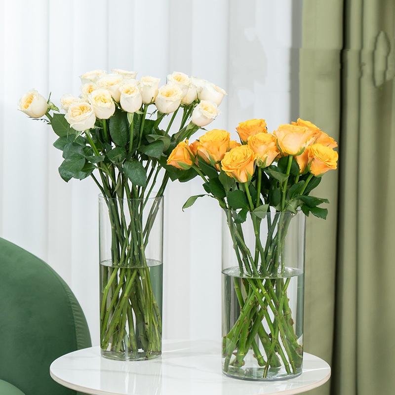 New Acrylic Clear Cylinder Flo - Centerpiece Vase Tall ulasan dan harga