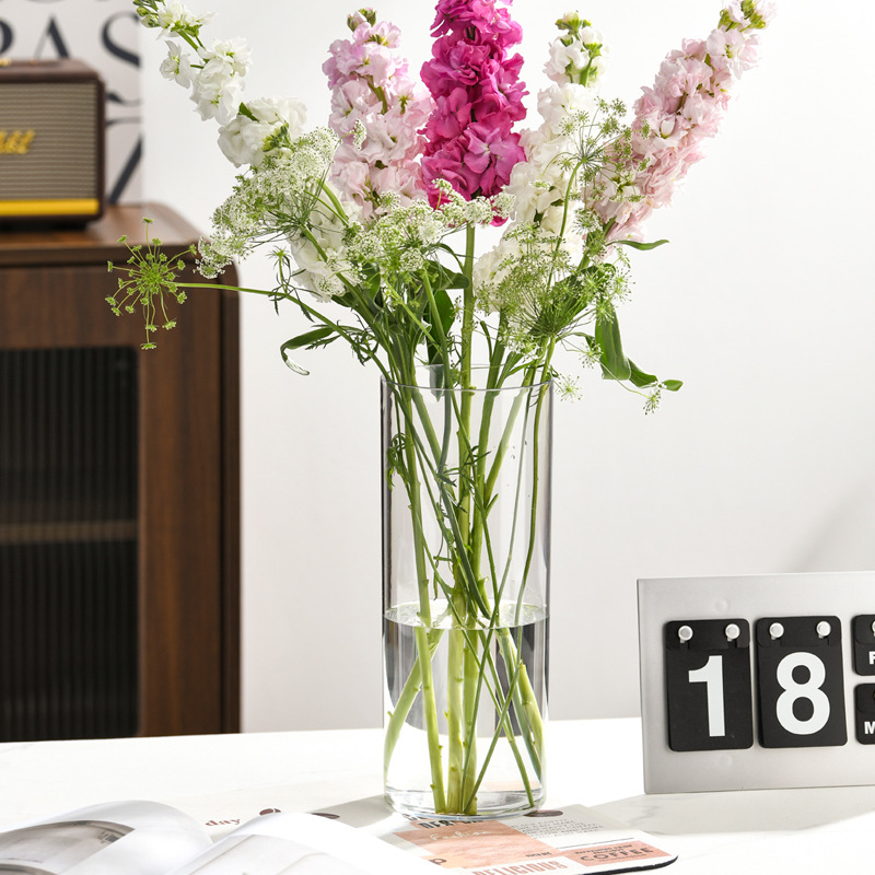 New Acrylic Clear Cylinder Flo - Centerpiece Vase Tall ulasan dan harga