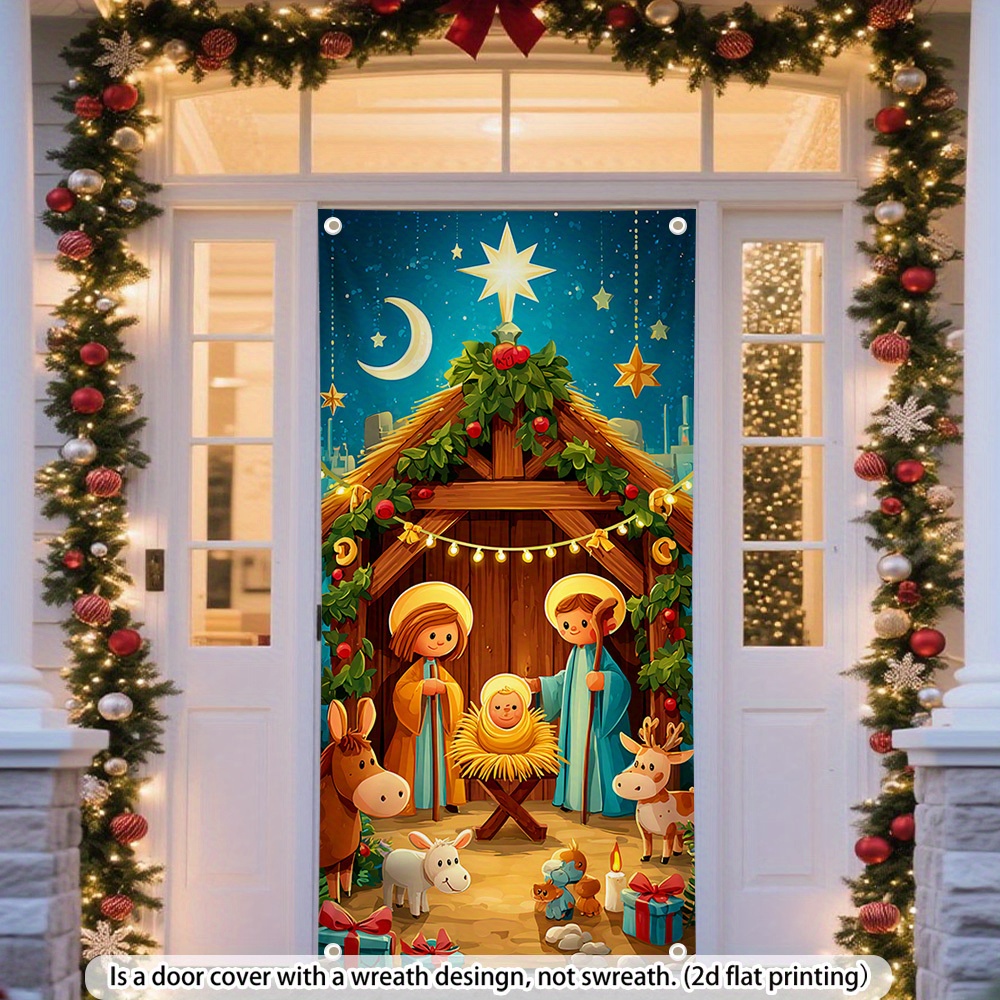 2D door curtain banner, Christ - Wedding Power Supply ulasan dan harga