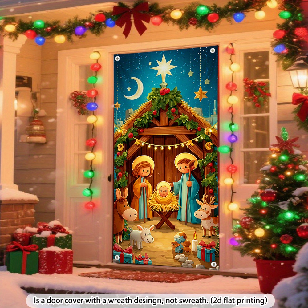 2D door curtain banner, Christ - Wedding Power Supply ulasan dan harga