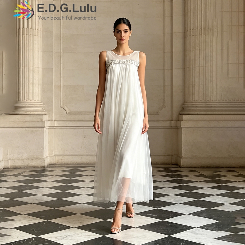 EDGLuLu High Quality O Neck Na - Wedding Lulu ulasan dan harga