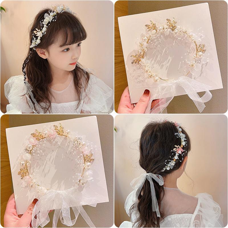 Flower Girl Headpiece Handmade - Wedding Arch Flower ulasan dan harga