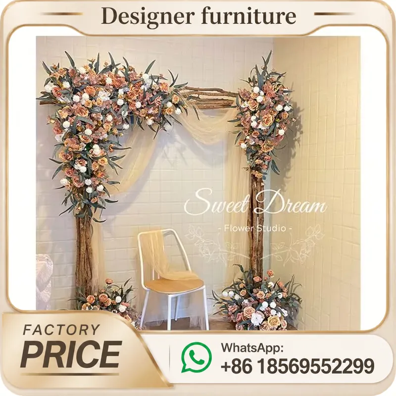 Artificial Rose Corner Flower  - Wedding Arch Flower ulasan dan harga