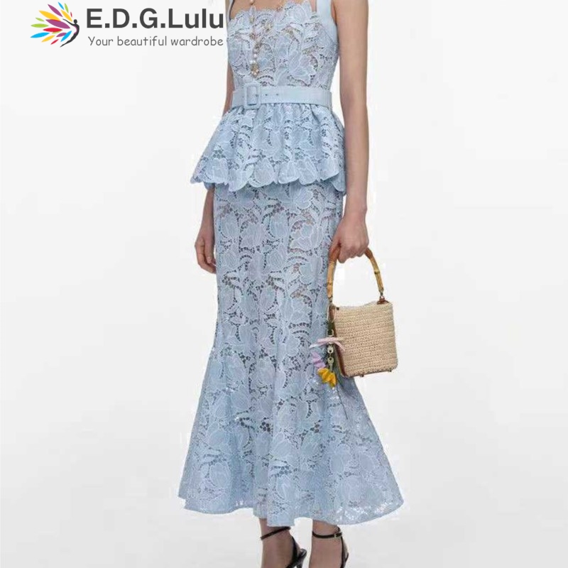 EDGLuLu Vintage Hollow Lace Em - Wedding Lulu ulasan dan harga