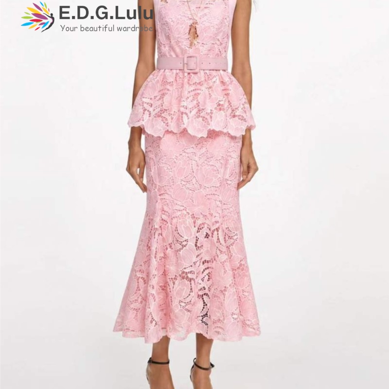 EDGLuLu Vintage Hollow Lace Em - Wedding Lulu ulasan dan harga