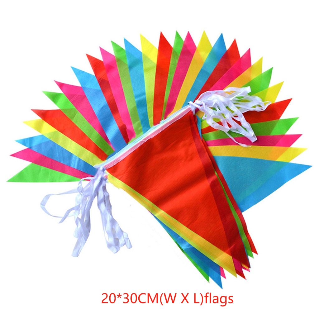 Handmade colourful flags trian - Supply Wedding Venue ulasan dan harga
