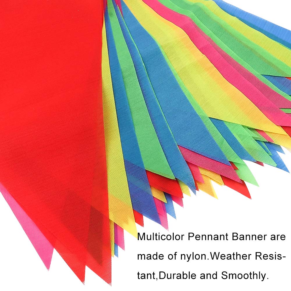 Handmade colourful flags trian - Supply Wedding Venue ulasan dan harga