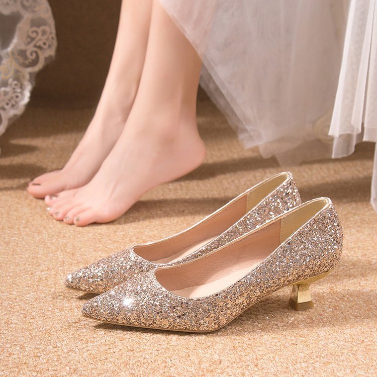 Crystal Wedding Shoes Female S - Wedding Fx ulasan dan harga