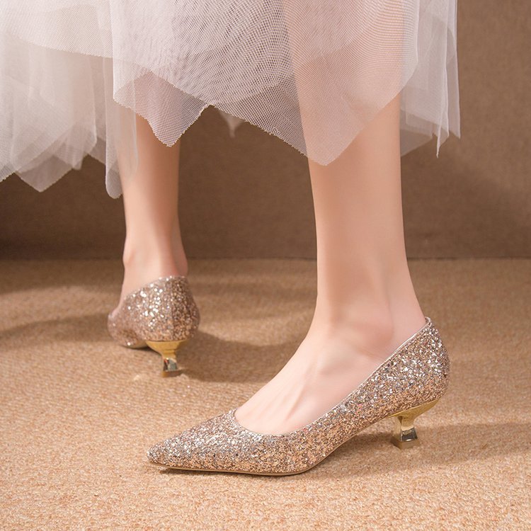 Crystal Wedding Shoes Female S - Wedding Fx ulasan dan harga