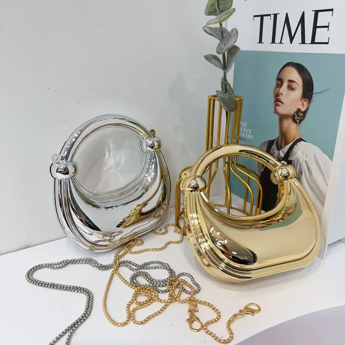 Mini Golden Evening Bag Purses - Wedding Vendor ulasan dan harga