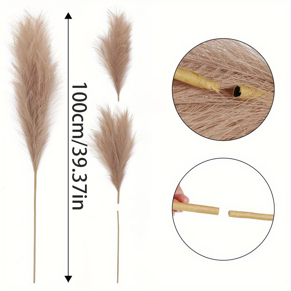 39 Inch Large Pampas Grass Art - Centerpiece Vase Tall ulasan dan harga