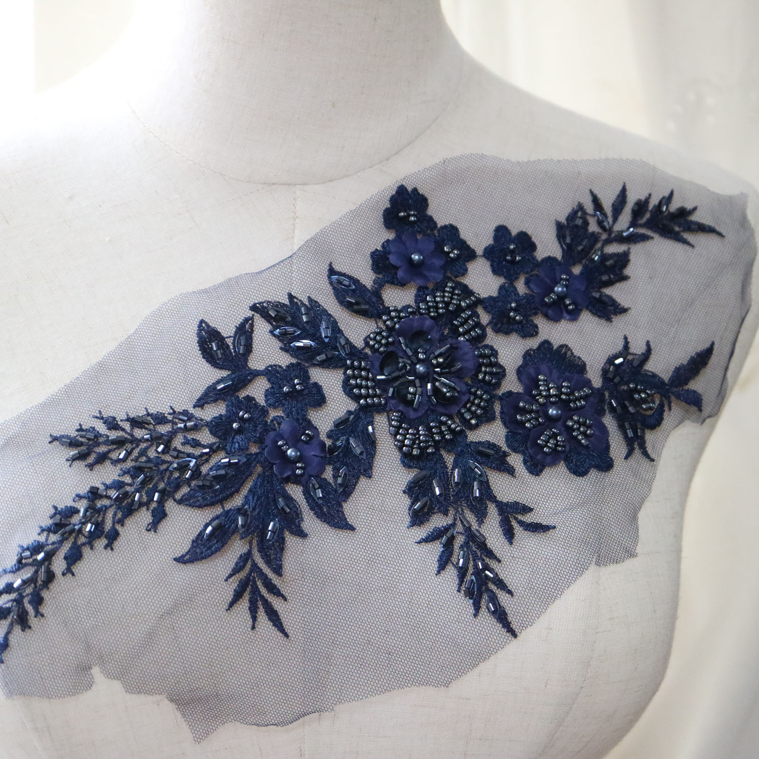 Fashion Elegant Beads Embroide - Wedding Lulu ulasan dan harga