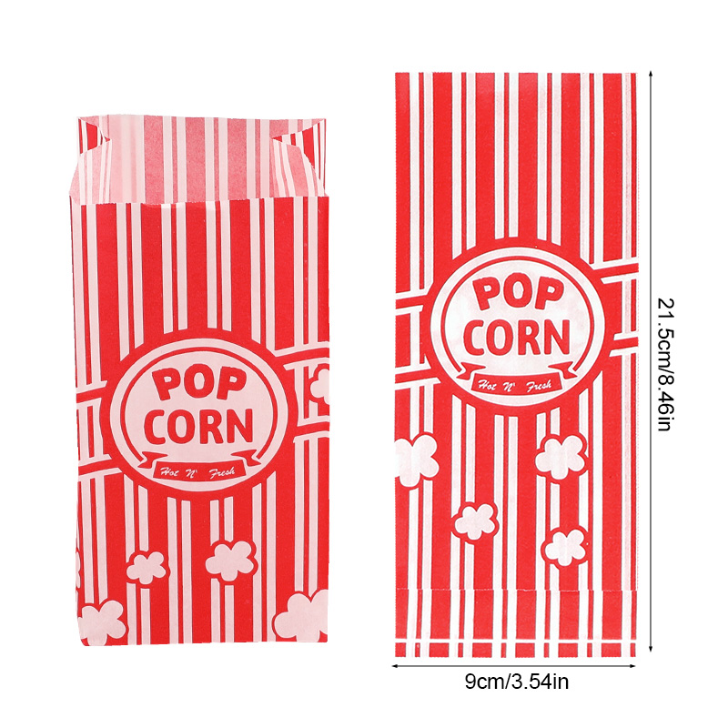 50Pcs Popcorn Packaging Bags S - Wedding Supply.Box ulasan dan harga