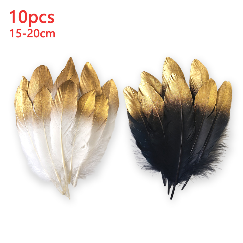 15-20cm Black White Feathers W - Centerpiece Vase Tall ulasan dan harga