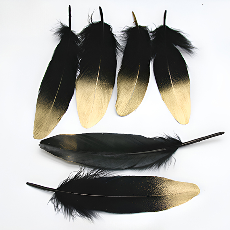 15-20cm Black White Feathers W - Centerpiece Vase Tall ulasan dan harga