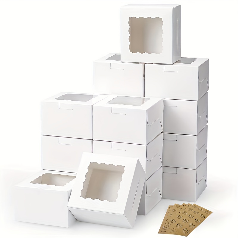 10Pcs Kraft Paper Cake Candy B - Wedding Favor Box ulasan dan harga