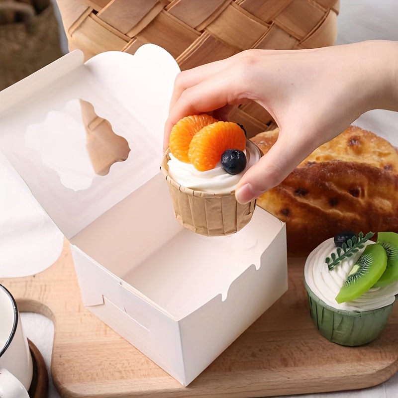 10Pcs Kraft Paper Cake Candy B - Wedding Favor Box ulasan dan harga