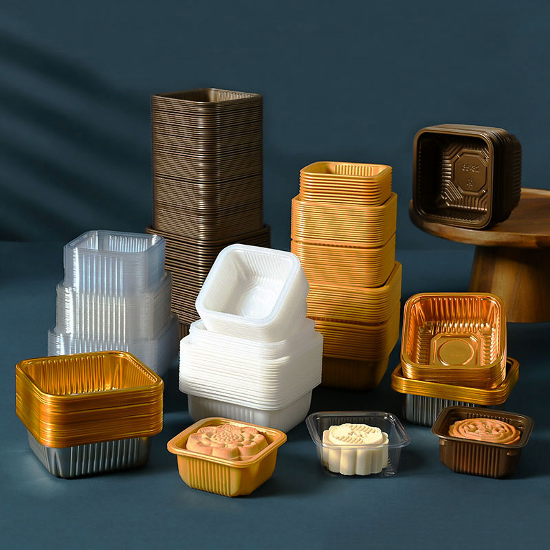 100pcs Mooncake Plastic Tray P - Wedding Supply.Box ulasan dan harga