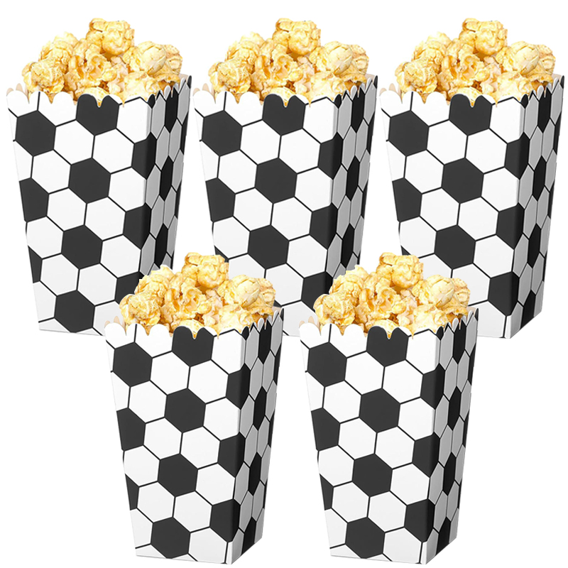6/18Pcs  Football Popcorn Boxe - Wedding Supply.Box ulasan dan harga