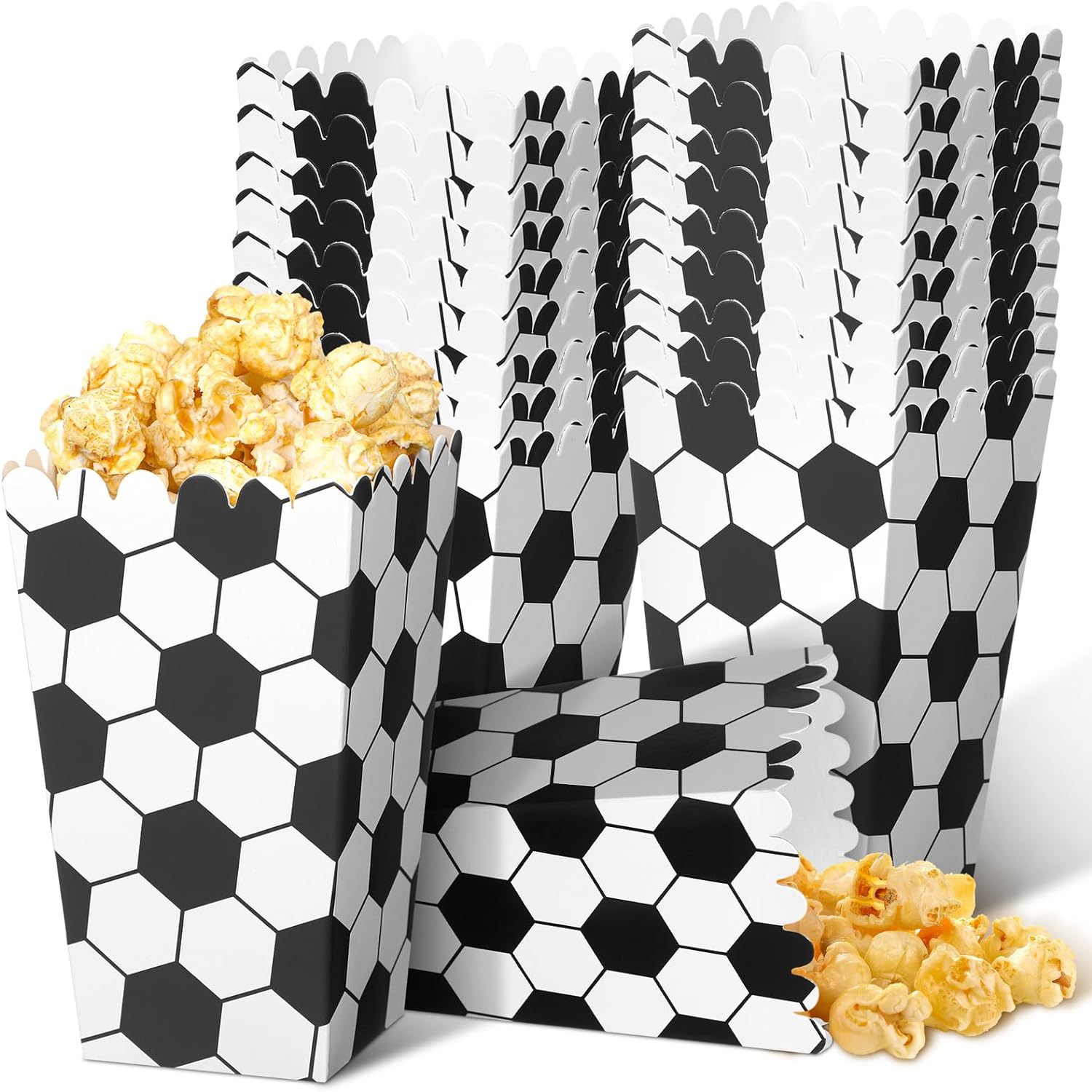 6/18Pcs  Football Popcorn Boxe - Wedding Supply.Box ulasan dan harga