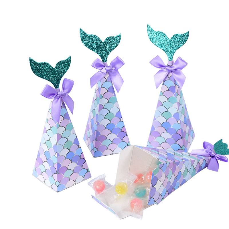10Pcs Little Mermaid Candy Box - Wedding Supply.Box ulasan dan harga