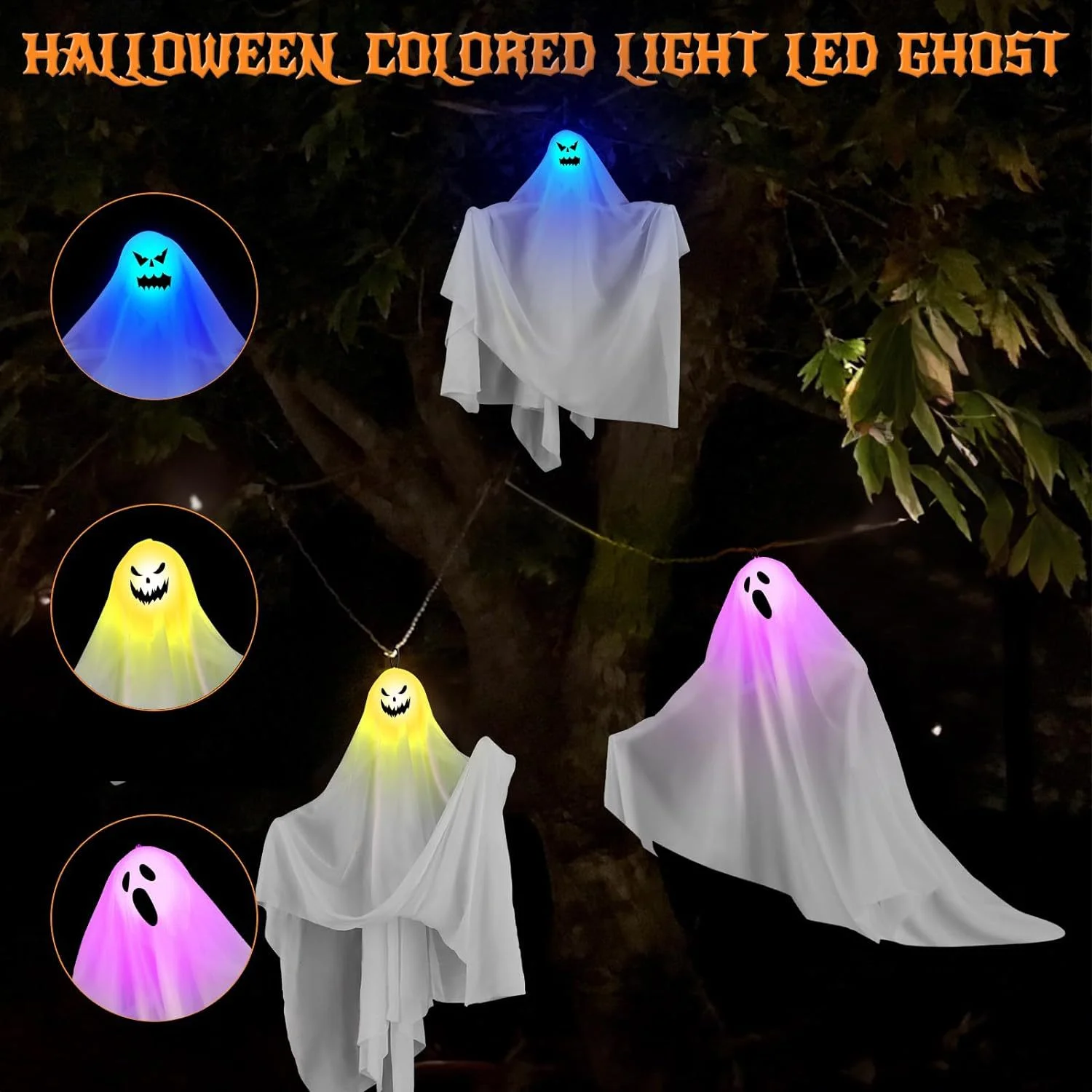 Glowing Halloween LED Lights S - Supply Wedding Venue ulasan dan harga