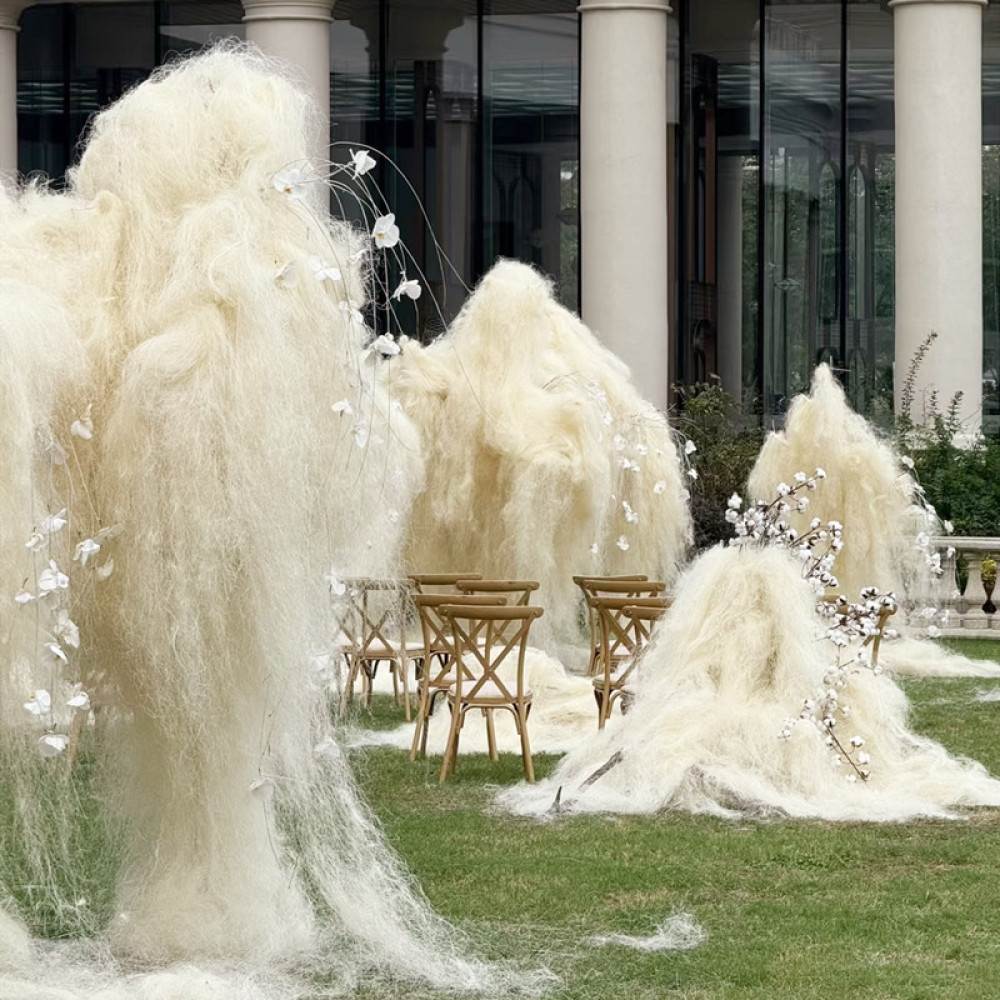 Decorative Colored Hemp Silk F - Supply Wedding Venue ulasan dan harga