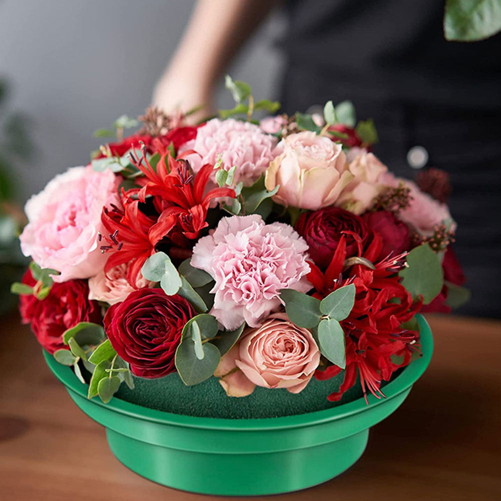 2Pcs Round Floral Mud Floral A - Wedding Decoration Supply ulasan dan harga