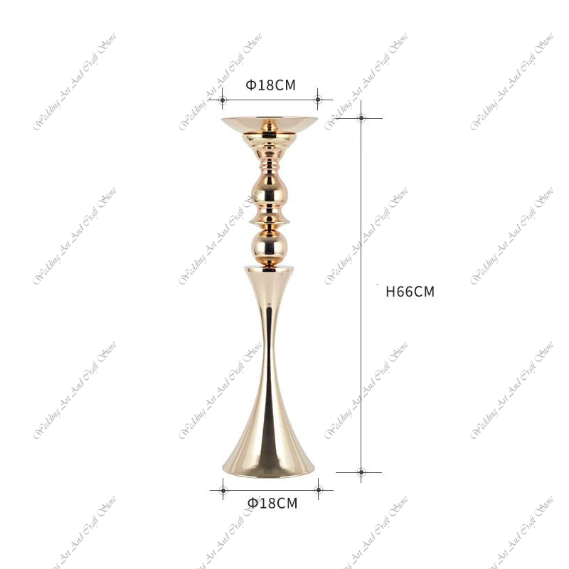 10pcs H66CM f30 Iron Art Gold  - Centerpiece Vase Tall ulasan dan harga
